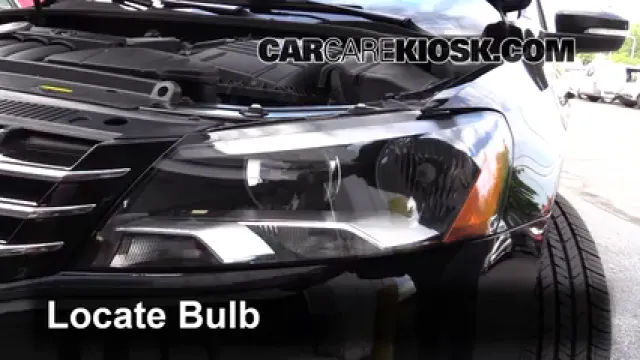 2015 Volkswagen Passat SEL Premium 3.6L V6 Éclairage Feux de route (remplacer l'ampoule)